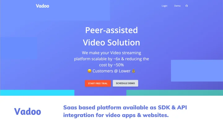 Screenshot of Vadoo website