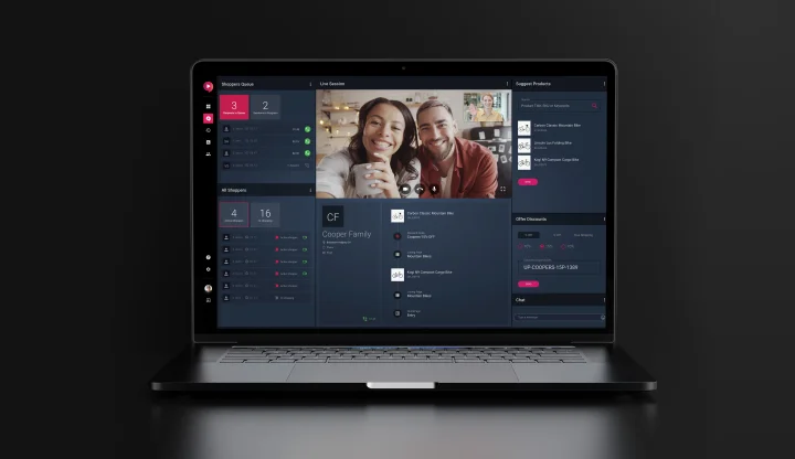 Screenshot of Uptok website