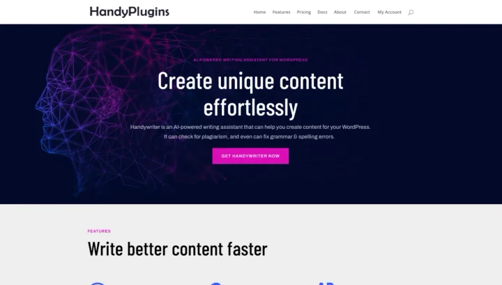Screenshot of HandyPlugins website