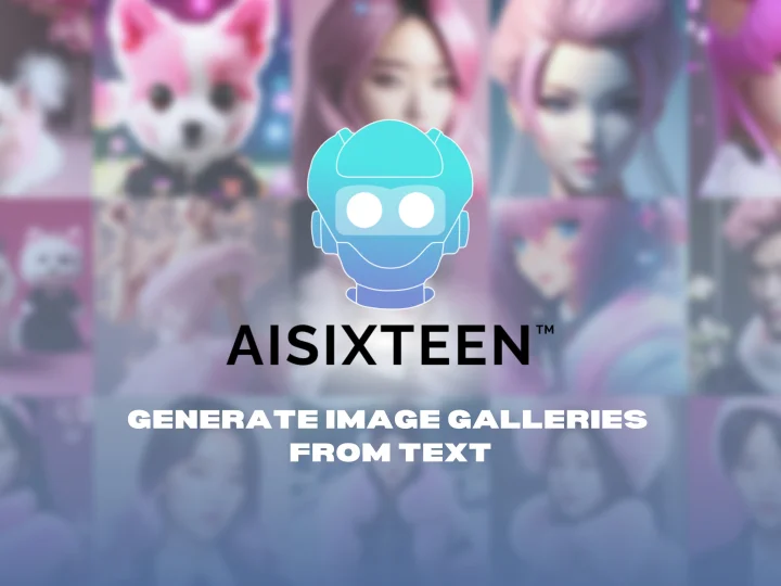 Screenshot of AISixteen website