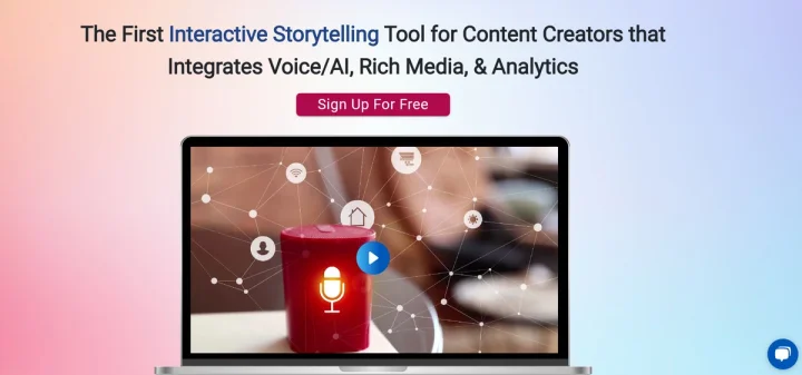 Screenshot of iStory website