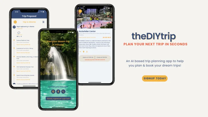 Screenshot of TheDIYtrip website