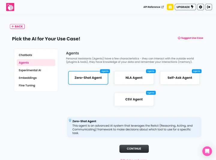 Screenshot of Fine Tuner AI website