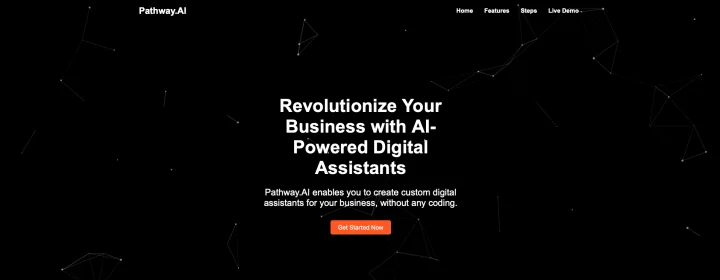 Screenshot of Pathway.AI website