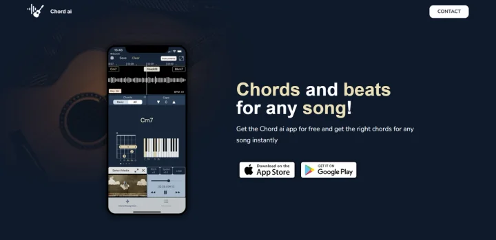 Screenshot of Chord ai website