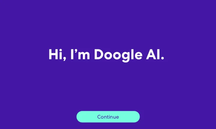 Screenshot of Doogle.app website