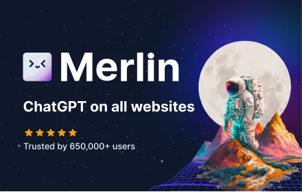 Screenshot of Merlin website