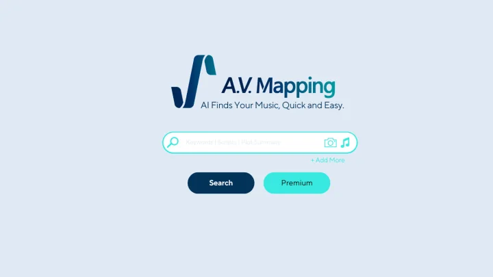 Screenshot of A.V. Mapping website