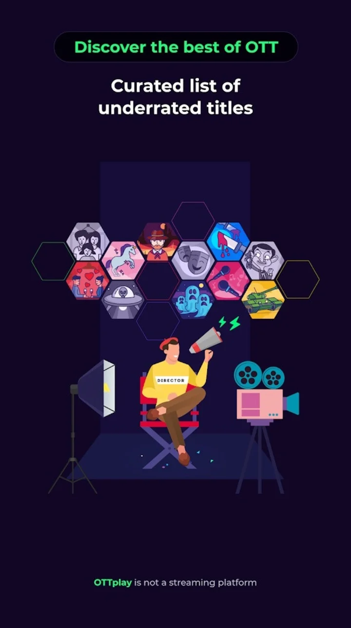 Screenshot of OTTplay website