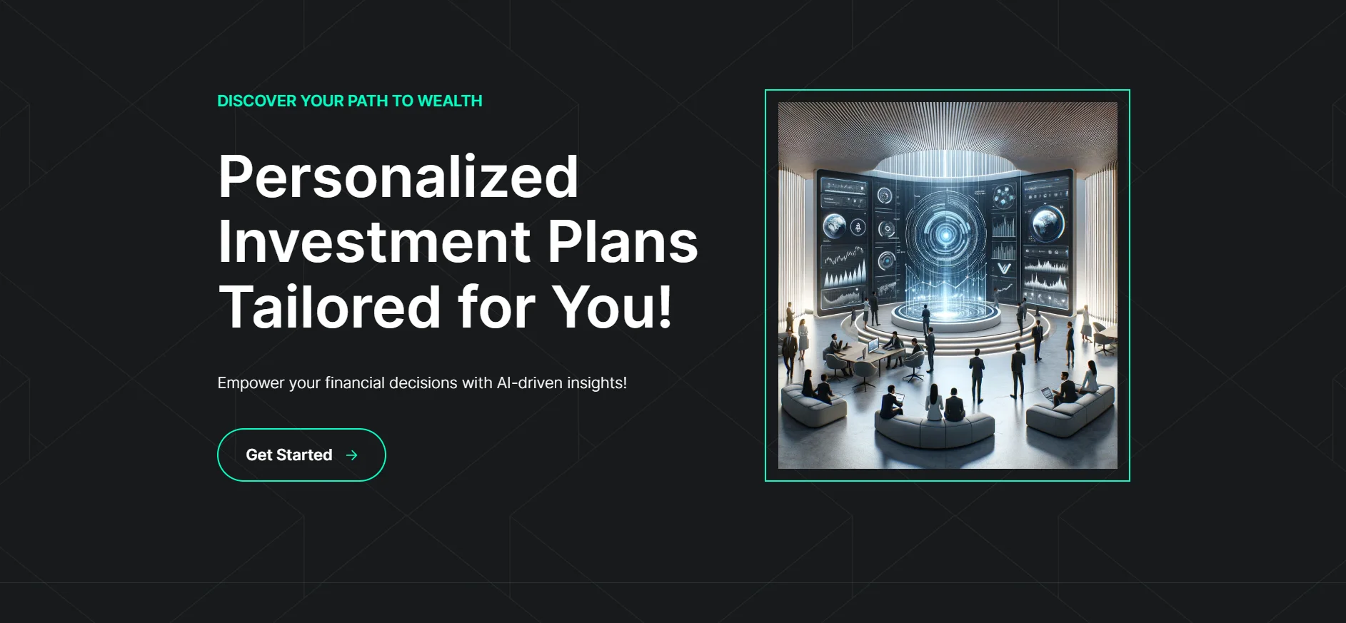 Screenshot of MyInvestment-AI: Investing Made Easy! website