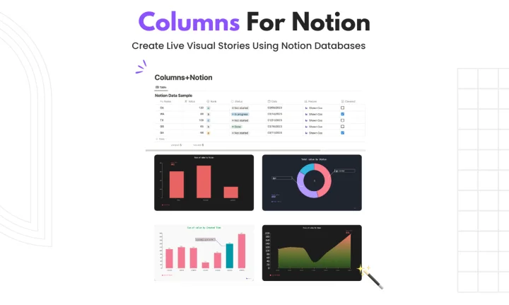 Screenshot of Columns website