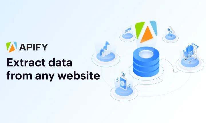 Screenshot of Apify website