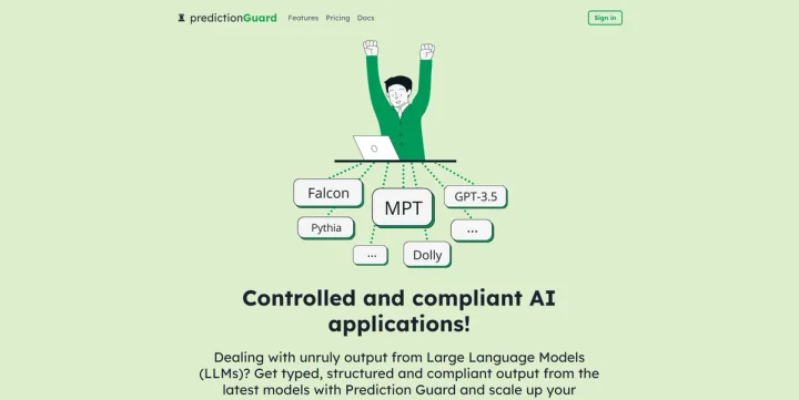 Screenshot of Protection Guard website