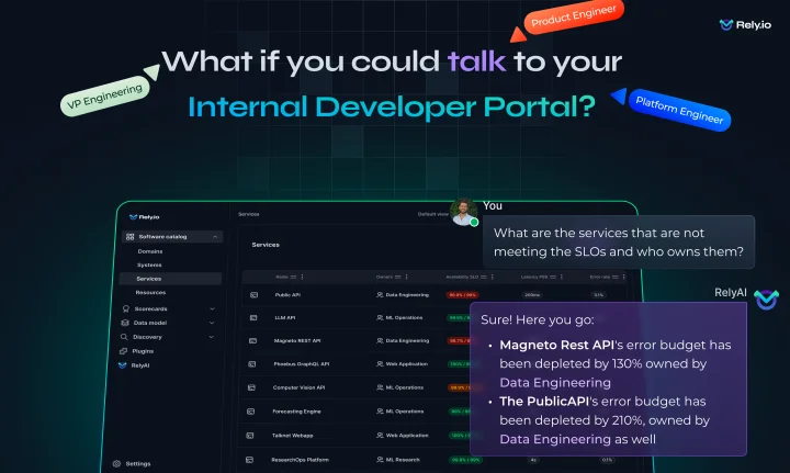 Screenshot of Rely.io website