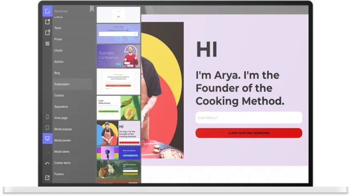 Screenshot of TribeArc website