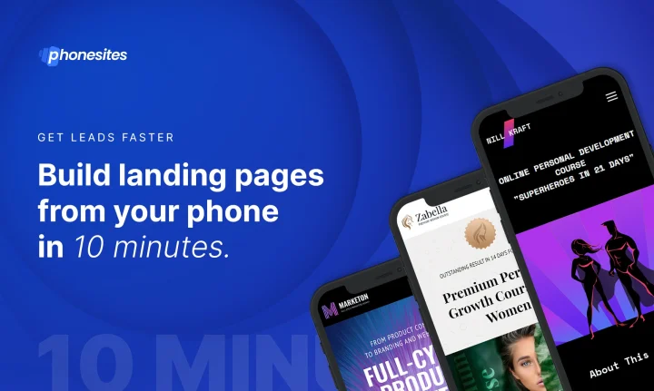 Screenshot of Phonesites website