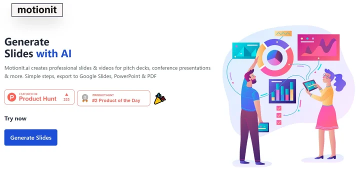 Screenshot of Motionit.ai website
