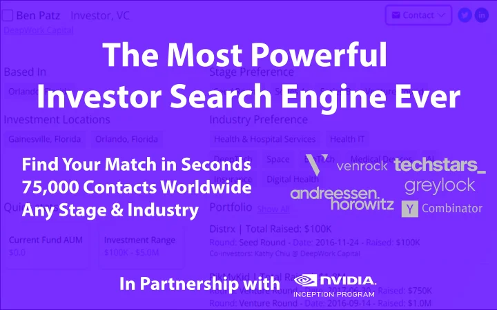 Screenshot of CapitalConnector website