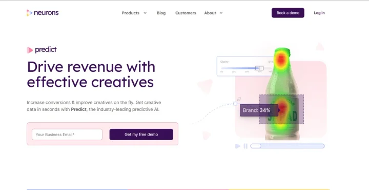 Screenshot of Predict AI website