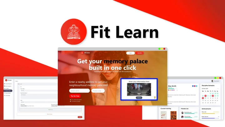 Screenshot of Fit Learn website
