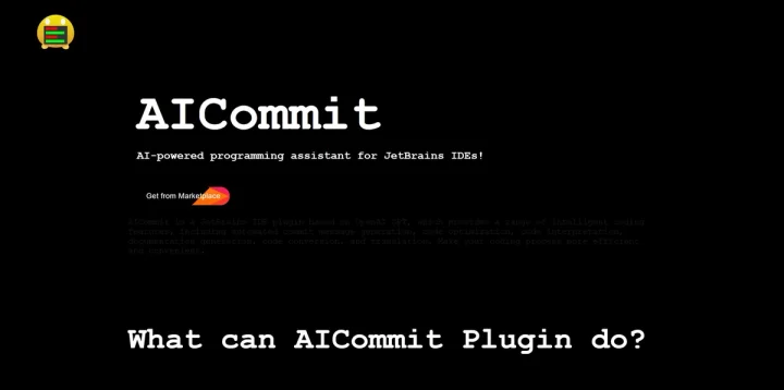 Screenshot of AICommit website