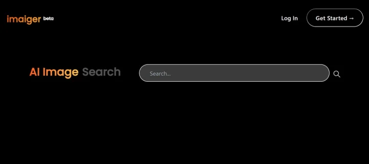Screenshot of Imaiger website