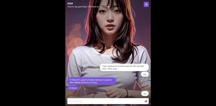 Screenshot of RealismGPT website