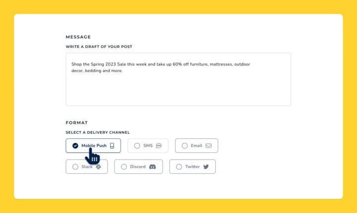 Screenshot of Notivize website