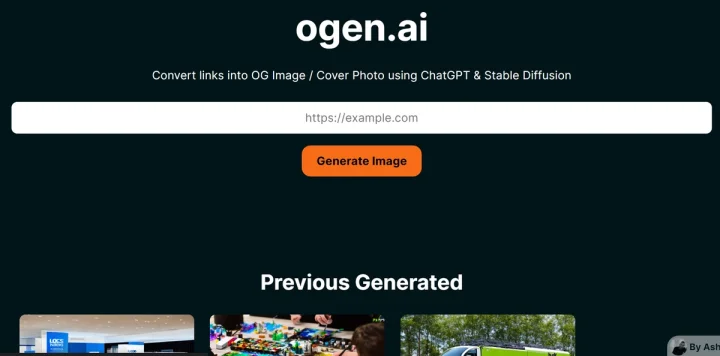 Screenshot of Ogen AI website