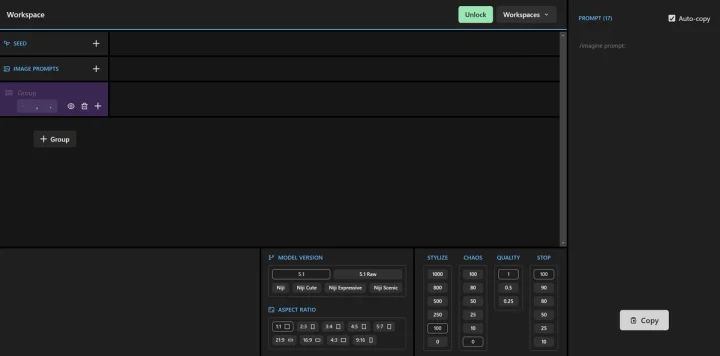Screenshot of Journey Mixer website