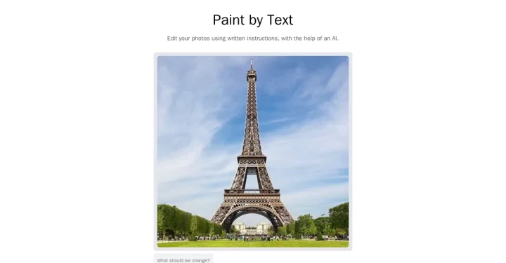 Screenshot of Paint By Text website