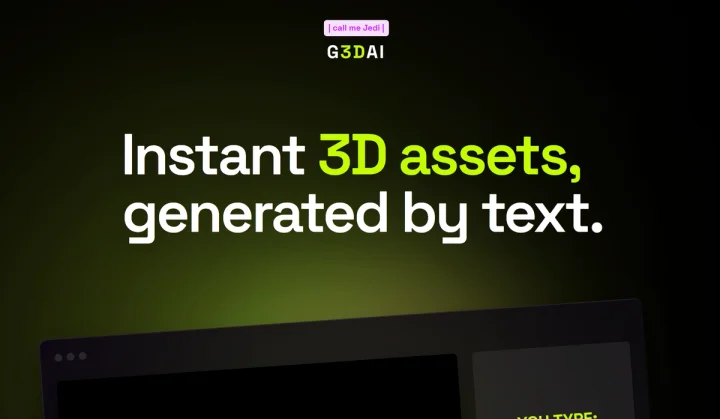 Screenshot of G3DAI {Jedi} website