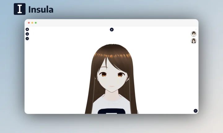 Screenshot of Insula website