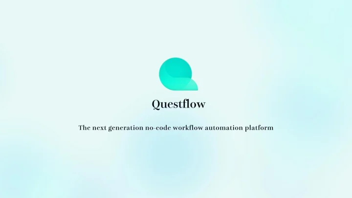 Screenshot of Questflow website
