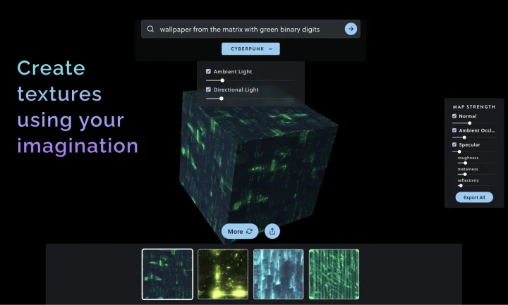 Screenshot of Ponzu website