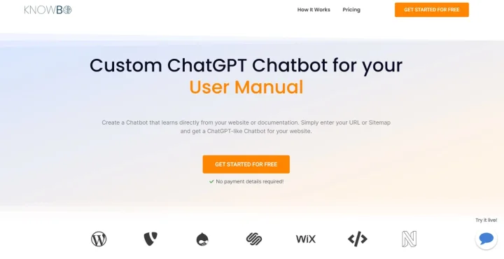 Screenshot of Knowbo website