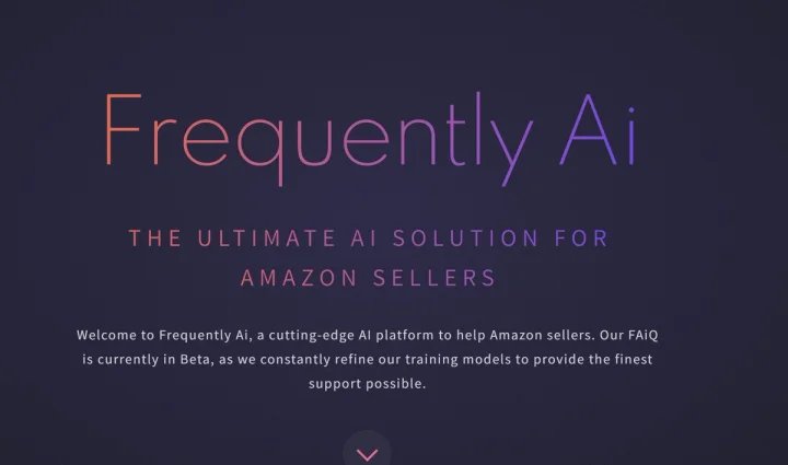 Screenshot of Frequently.AI website