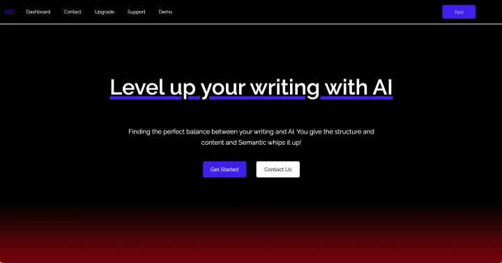 Screenshot of Semantic AI website