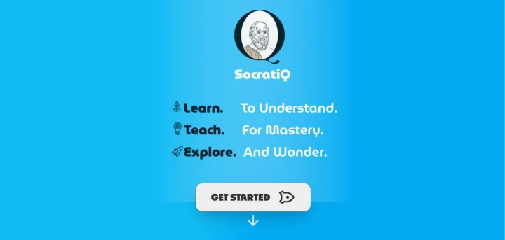 Screenshot of SocratiQ website