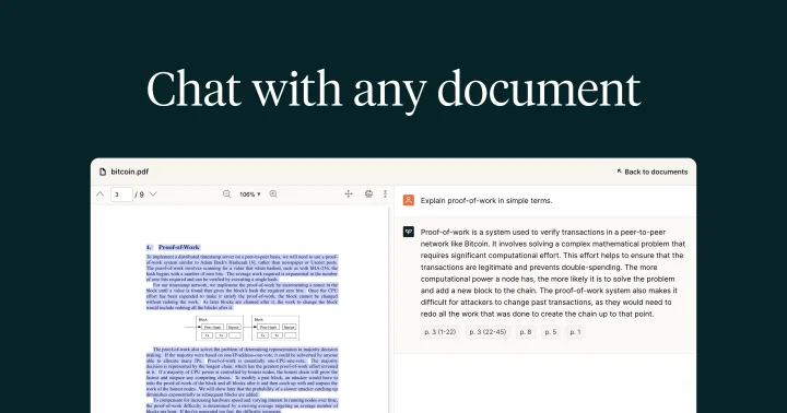Screenshot of PDF.ai website