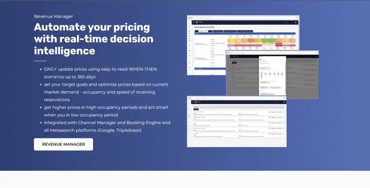 Screenshot of WebBookingPro website