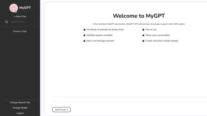 Screenshot of LangGPT website