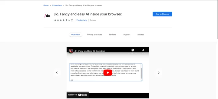 Screenshot of Do website