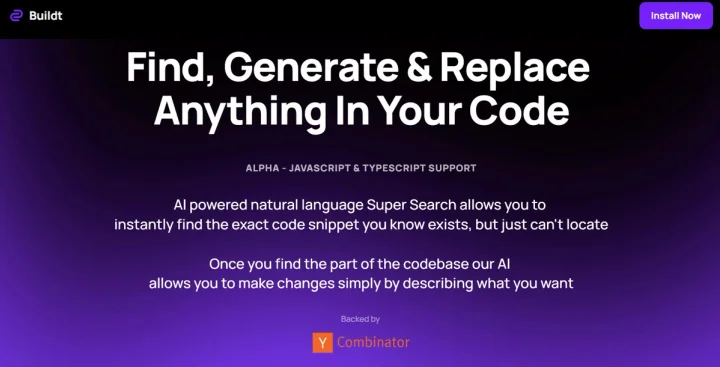 Screenshot of Buildt website