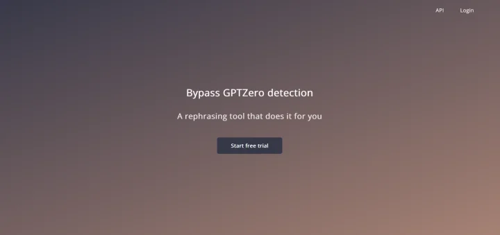 Screenshot of GPTinf website