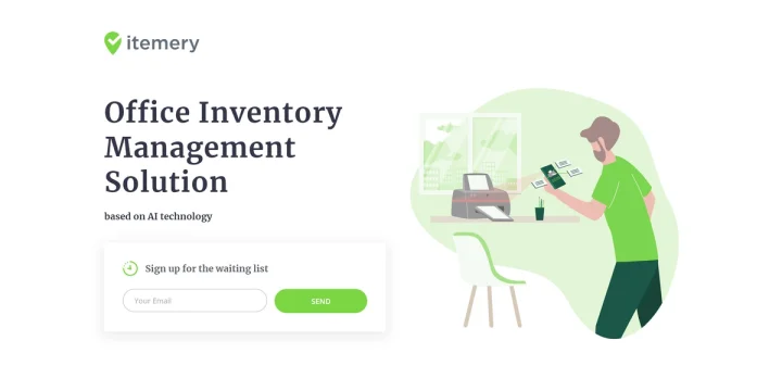 Screenshot of Itemery website