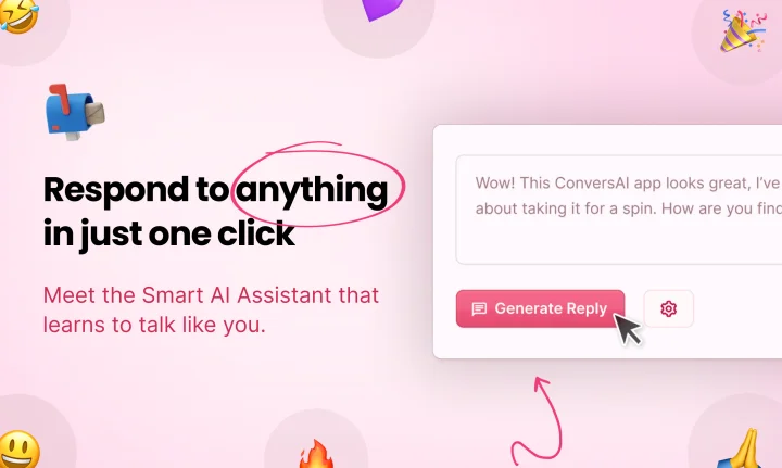 Screenshot of ConversAI website