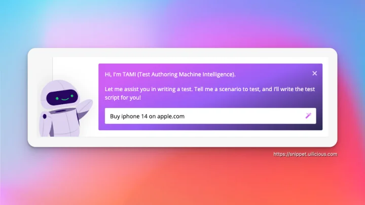 Screenshot of UI-licious website