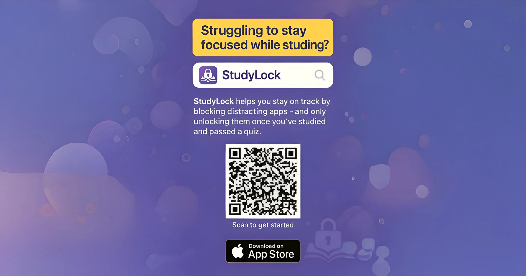 Screenshot of StudyLock website