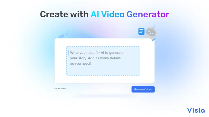 Screenshot of Visla website